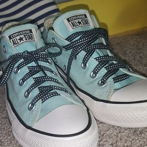 Converse light blue